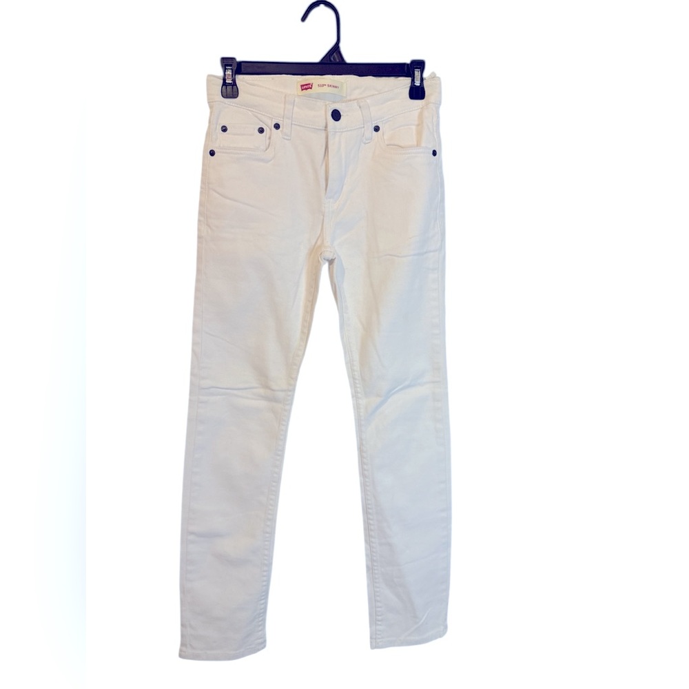 Levi's White Slim Jeans Fashion Essential